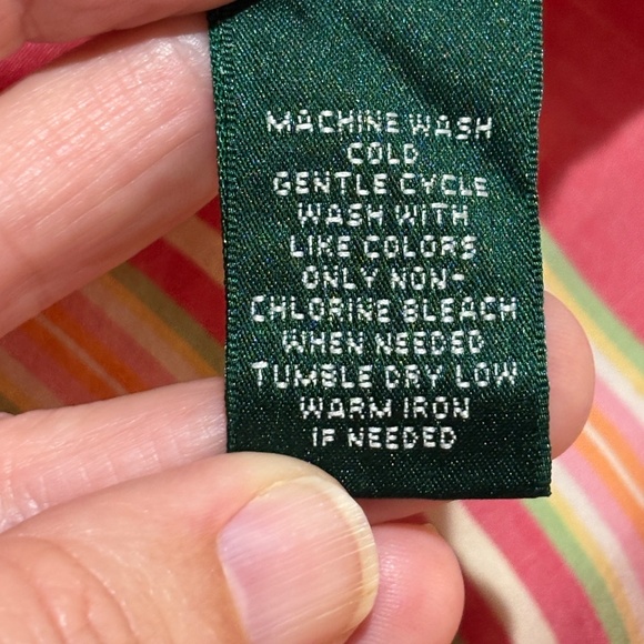 Lauren Ralph Lauren LongSleeve Lightweight Cotton Popover Tunic Blouse 1X Preppy - Picture 9 of 13